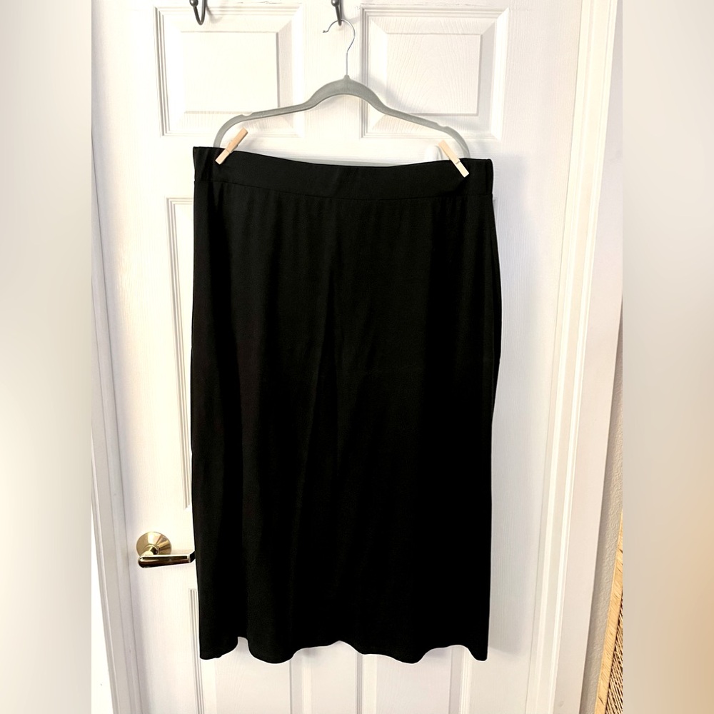 Black maxi skirt